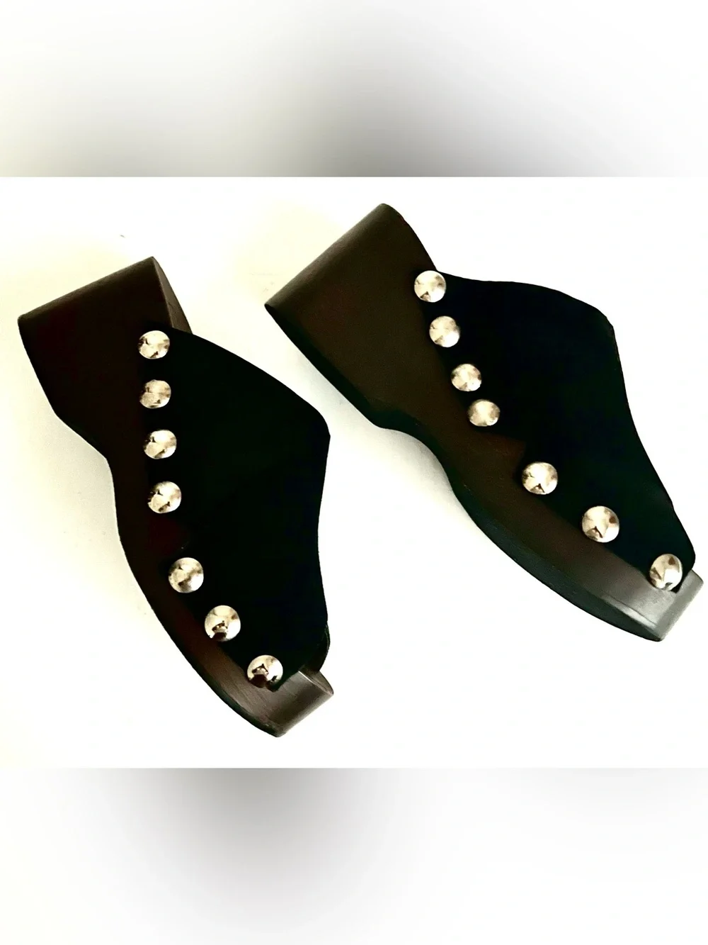 Ganni Retro Leather Platform Sandals